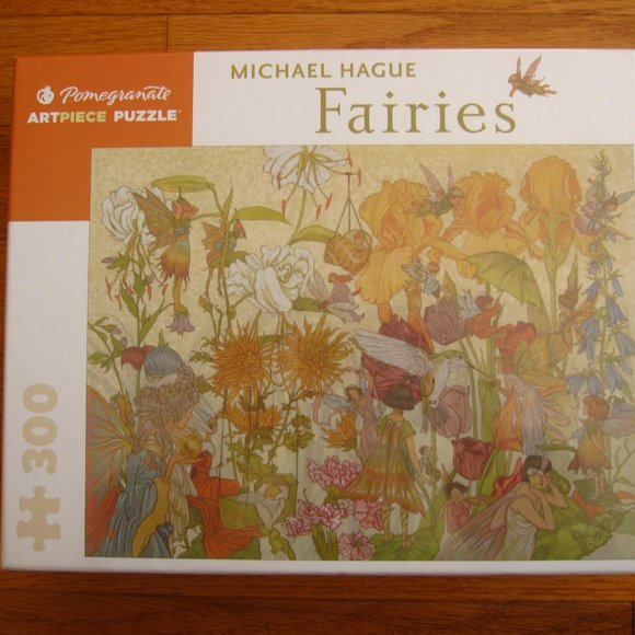 Michael Hague Puzzles Other - Michael Hague Fairies 300 Piece Jigsaw Puzzle Pomegranate Artpiece NEW Sealed